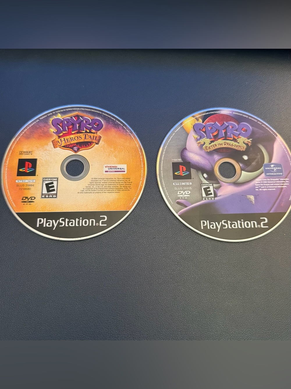 Spyro Enter the Dragonfly & Spyro a Hero’s Tail ps2 Bundle